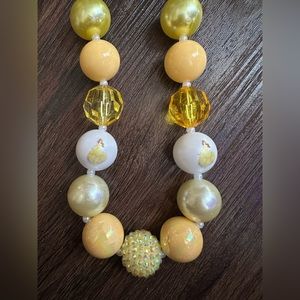 Girls Disney Belle Bubble Necklace